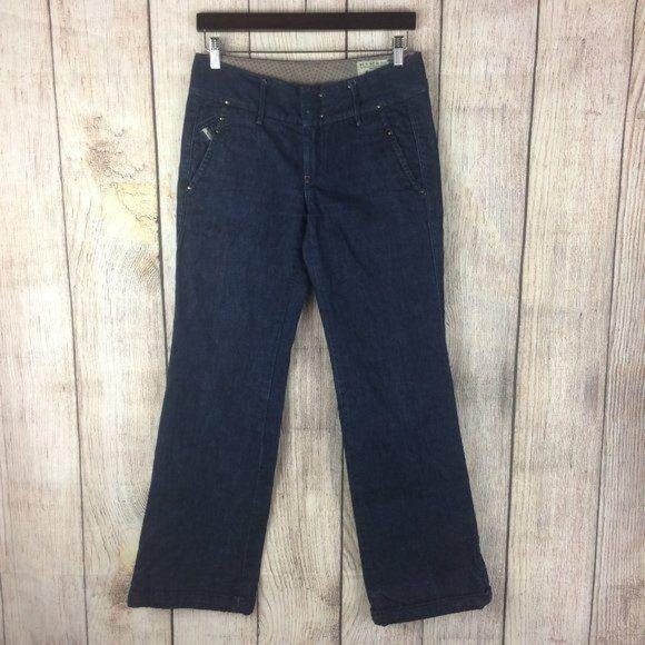 Diesel Women's Size 28 Bootik Wide Leg Cotton Denim Trouser Jeans Made in Italy - Picture 1 of 8